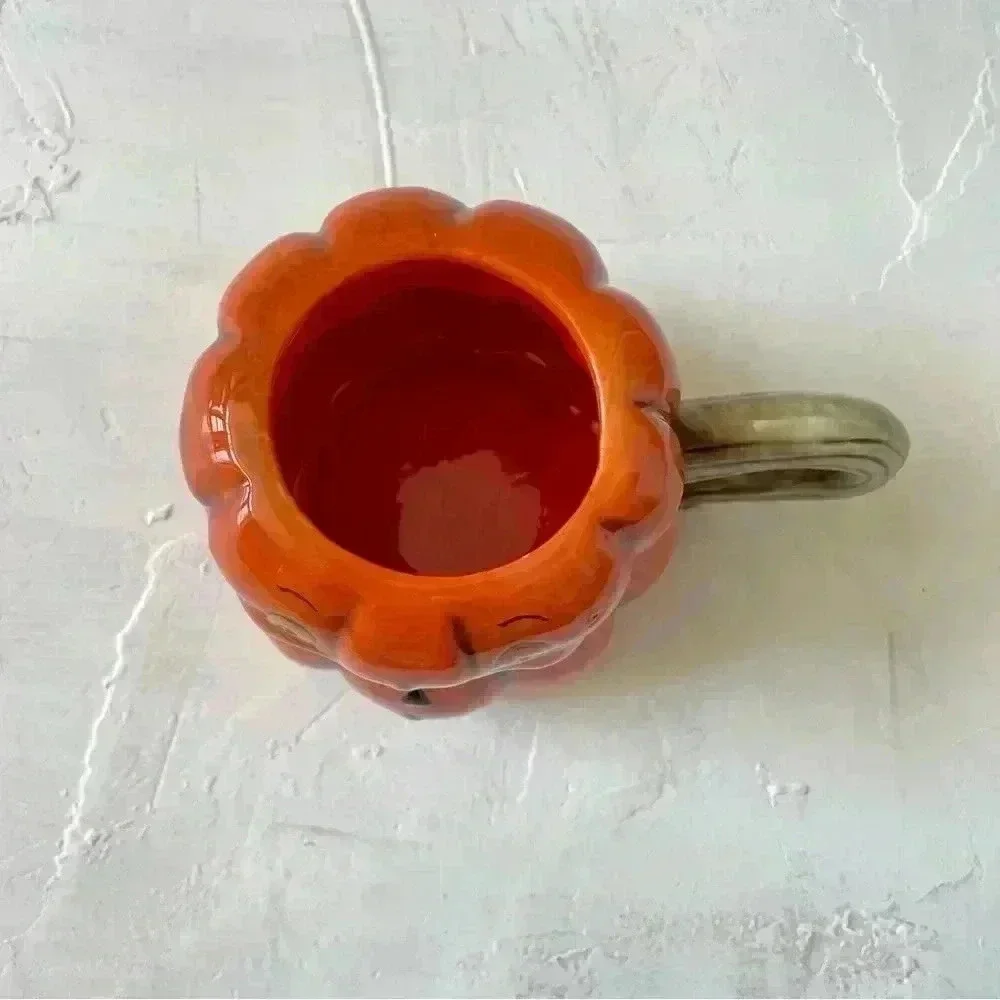 Johanna Parker Transpac Smiling Halloween Pumpkin Mug Halloween Decorations